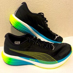Puma Deviate Nitro Black Running Walking Athletic Shoes 376807-08 Men’s Size 13